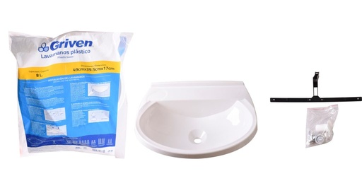 [GV-LM-1] Lavamano plastico 49cm x 39,5cm GRIVEN