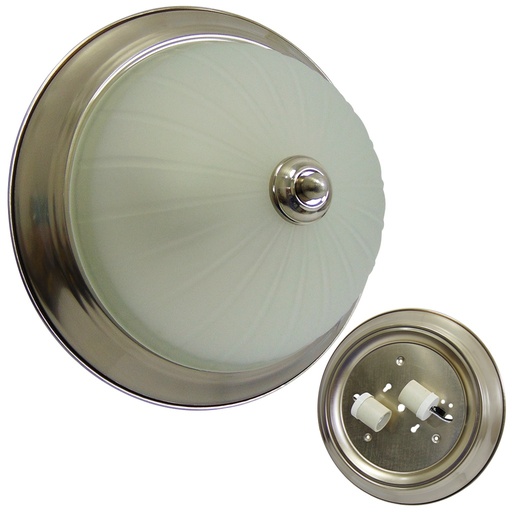 [A105-VT28-S] LAMPARA LED SUPERFICIAL DECORATIVA PLATEADA ANGEL LIGHT 