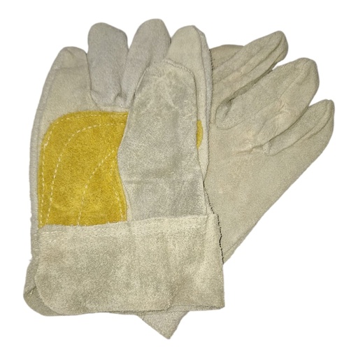 [102R] Guante de carnaza reforzado en la palma (par)