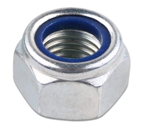 Tuerca hexagonal de seguridad (nylon) UNC ASF (por unidad) inox 304