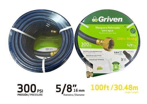 Manguera para jardin 5/8'' GRIVEN