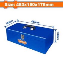 [WTB8A12] Caja de herramienta metalica WADFOW (483mm x 180mm x 178mm)