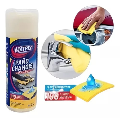 [A164-15RD] Paño chamois ultra absorvente MATRIX (66cm x 43cm)