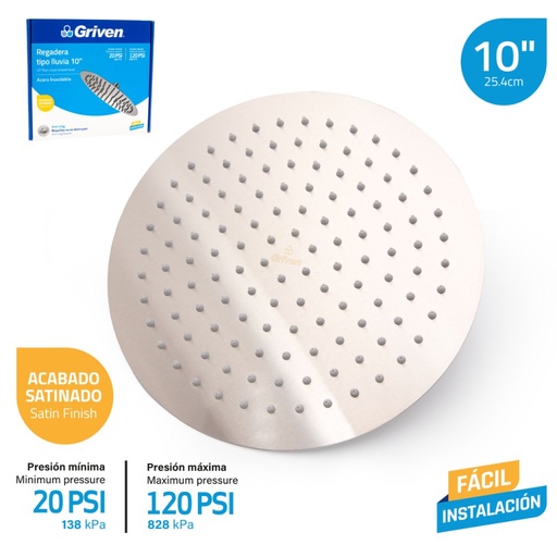 Regadera para ducha GRIVEN (cromada)
