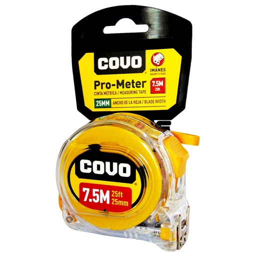 [A145-9MT057525] Cinta metrica COVO (25mm x 7.5metros)