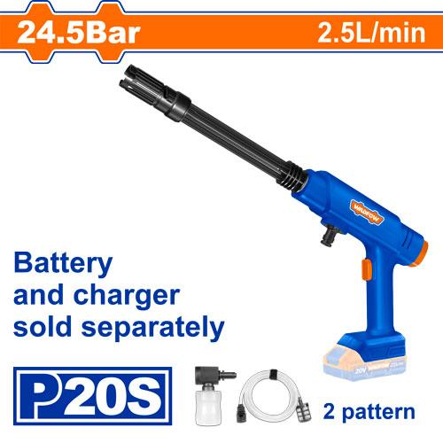 [WQX1528] Pistola Hidrojet inalámbrica 20v S/batería WADFOW