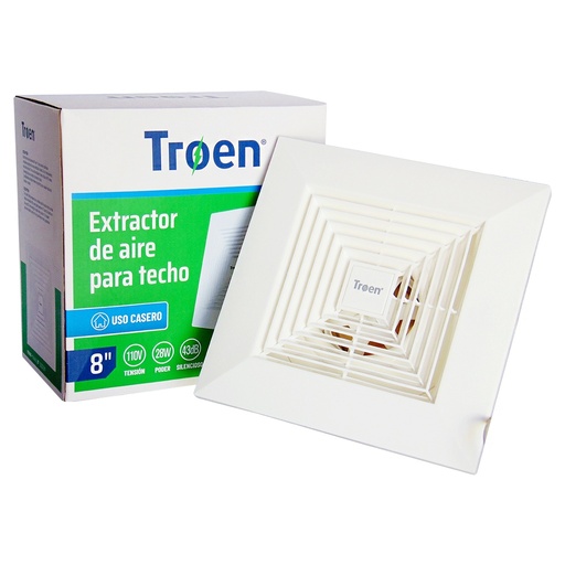 [TR-BPT20-F8] Extractor de aire 8" 28w ac110v TROEN