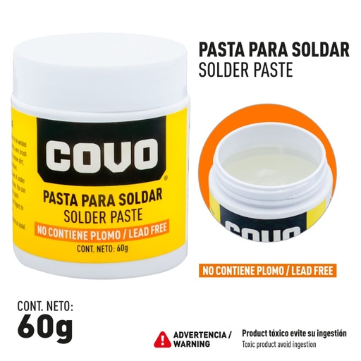 [CV-SOLP-60G] Pasta para soldar COVO (60 gramos)