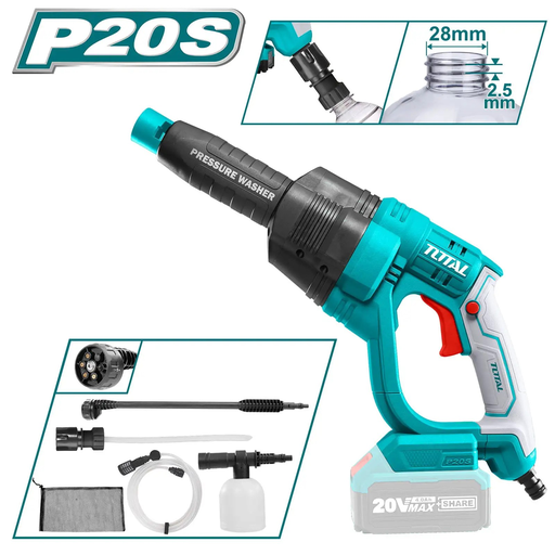 [TPWLI2008] Hidrojet inalambrico 20V 360psi TOTAL