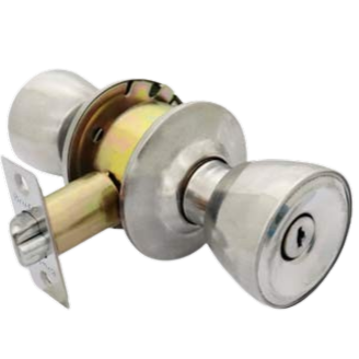 [588008] Cerradura de pomo tulip cromado BRUFER (baño)