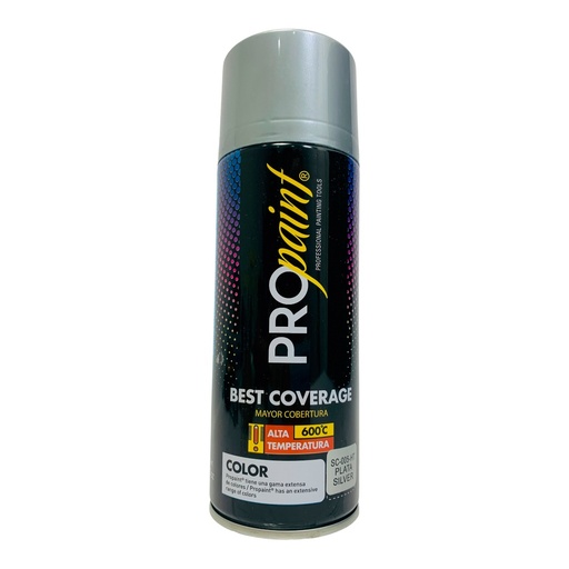 [SC-005-HT] Aerosol plateado alta temperatura 400ML PROPAINT