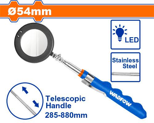 [WTU1688] ESPEJO TELESCOPIO 54MM CON FUNCION LED WADFOW