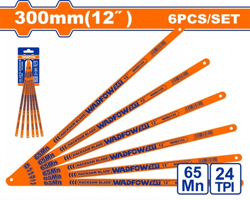 [CF-V-WHB2124-UNIDAD] Hoja de segueta 12'' 24T WADFOW