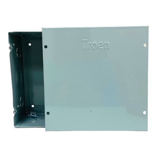 [TR-JB-884] Caja de paso metálica 8" x 8" x 4" TROEN