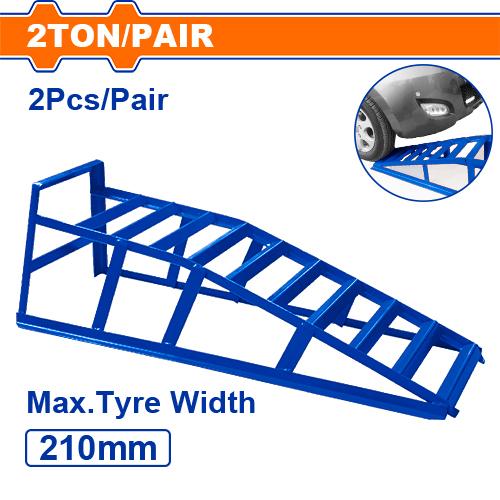 [WVE1Q02] PAR DE RAMPA PARA CARROS 210MM 2T WADFOW