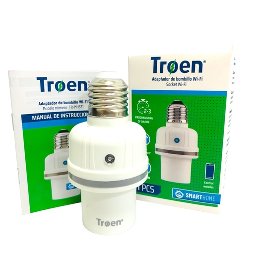 [TR-MH631] SOCATE INTELIGENTE WIFI BOMBILLO MULTIVOLTAJE TROEN
