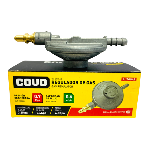 [CV-GAR-AG] Regulador de gas autogas COVO (0,6m3/h)
