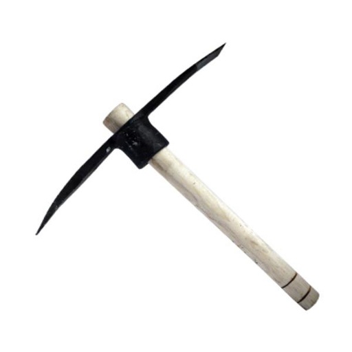 [22443] Piqueta para albanil punta y pala con cabo de madera