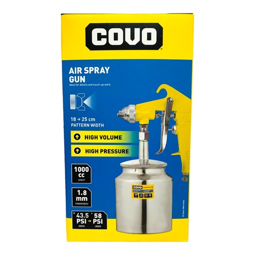 [CV-RPB-75S] Pistola de pintar 1000cc COVO