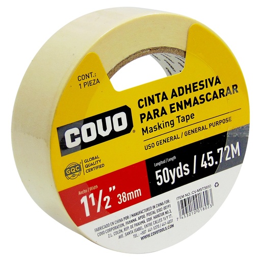 [CV-MST3850] Tirro de papel COVO (1.1/2" x 45,72 metros)
