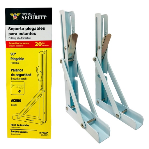 [SC-FSBR-200MM] Pie de amigo plegable 200mm 20kgs SECURITY (set 2pz)