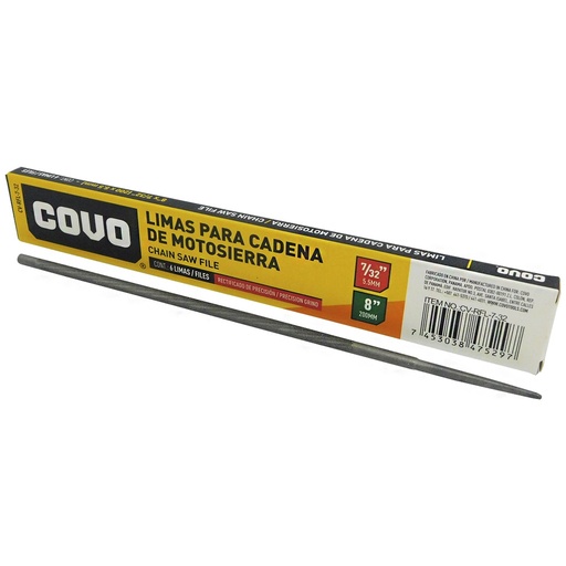 [CV-RFL-7-32] Lima para cadena de motosierra 7/32'' COVO (set 6pz)