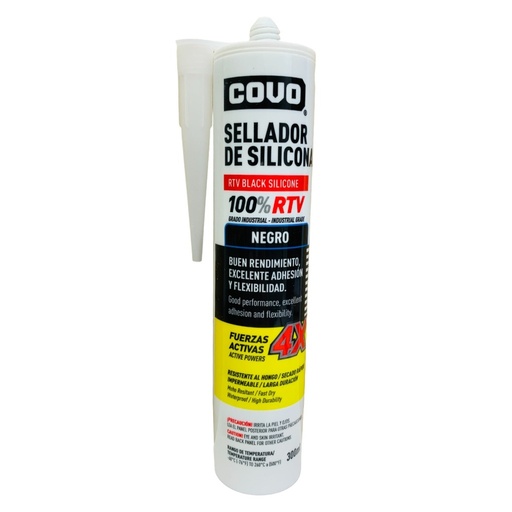 [CV-RTVG280-BK] Silicon uso general rtv 300ml COVO (negro)