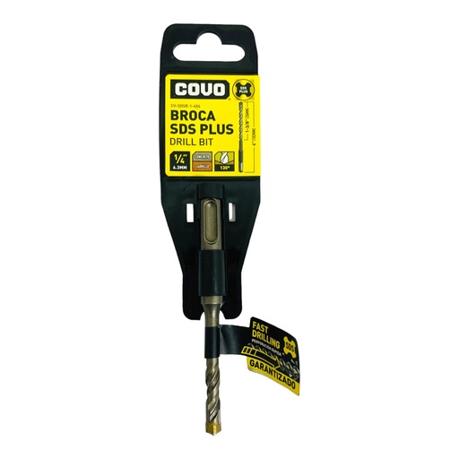 [CV-SDSR-1-4X4] Mecha de concreto 1/4" x 4" SDS PLUS COVO