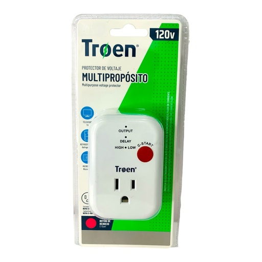 [TR-VP-030] Protector de voltaje 110v 15ah TROEN (multiproposito)