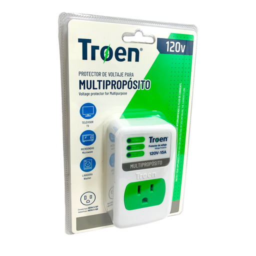 [TR-VP15-120V] Protector de voltaje 120V 15a TROEN (multiproposito)