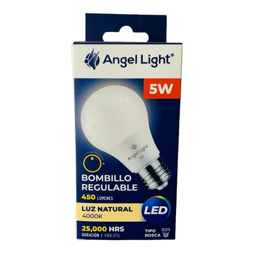 [AL-A50-5W-DD] Bombillo led 5W 4000k regulable ANGEL LIGHT