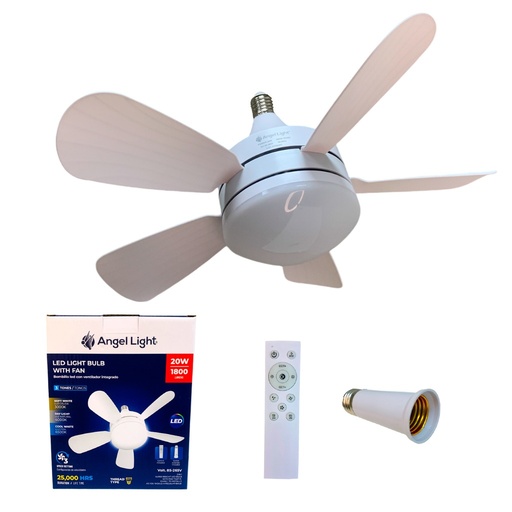 [AL-FLB-1] Bombillo led multitono 20w e27 tipo ventilador ANGEL LIGHT