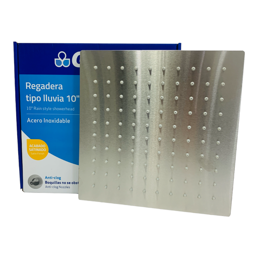 [GV-SHS10-S] Regadera tipo lluvia 10'' GRIVEN (satinada)