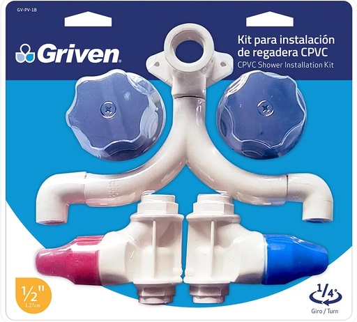 [GV-PV-1B] Kit de instalación para duchas CPVC GRIVEN