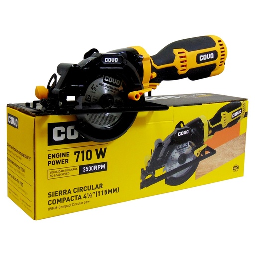 [CV-SC-4-1-2] Sierra circular 4.1/2'' 710w 110v COVO