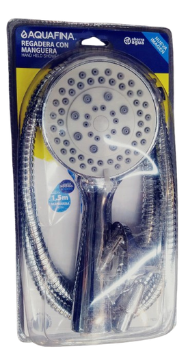 [A-SR054] Ducha teléfono cromada 1.5m AQUAFINA