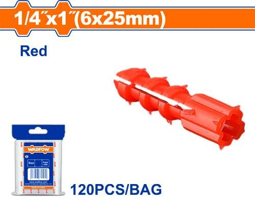 [WXTL911] Ramplug 1/4" x 1" WADFOW (set 120pz)
