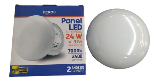 [FLPL-PSMR-24W] Lampara led sobreponer 24w 7000k ac85-265v FERCO