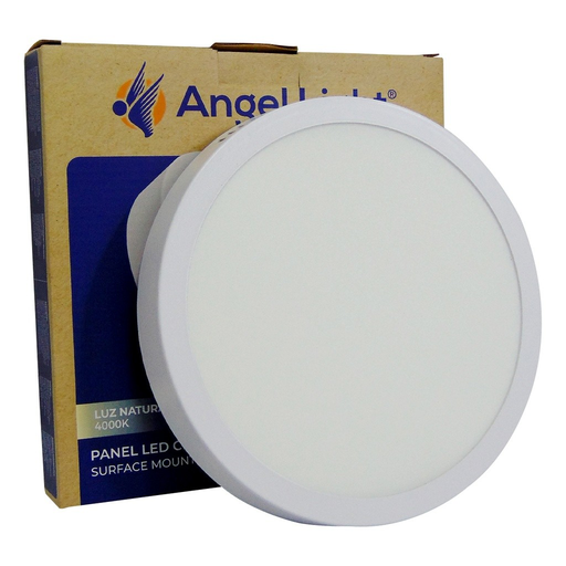 [A105-PB002RD-18W] Lampara led redonda sobreponer 18w ac85-265v 4000k ANGEL LIGHT (blanca)