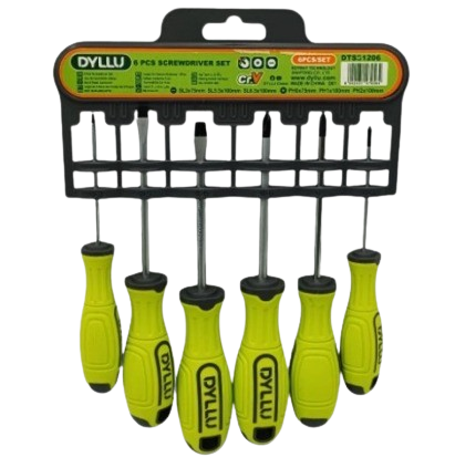 [DTSS1206] Destornillador crv DYLLU (set 6pz)