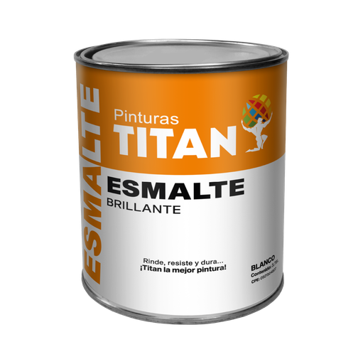 [7592399001841] Pintura esmalte blanco titan MANPICA (1/4 galon)