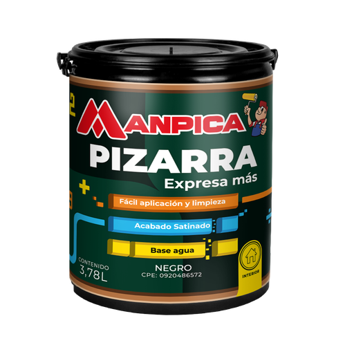 [7592399002305] Pintura para pizarra negra MANPICA (galon)
