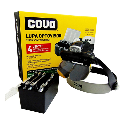 [CV-OM-1] Lupa optovisor de aumento con luz led COVO