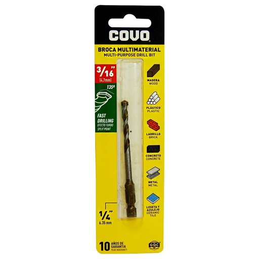 [CV-MFD-316] Mecha multimaterial 3/16" COVO