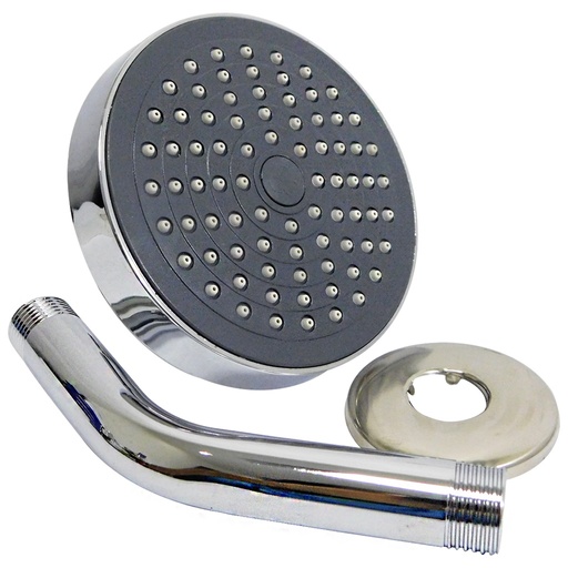 [A367-SH-1] Regadera para baño 4.1/2'' con brazo GRIVEN