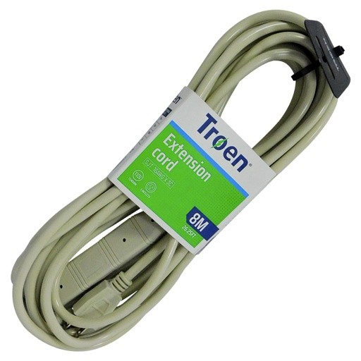 [A136-RO2714-8] EXTENSION ELECTRICA CON REGLETA 3 TOMAS 8MTS 16AWG TROEN
