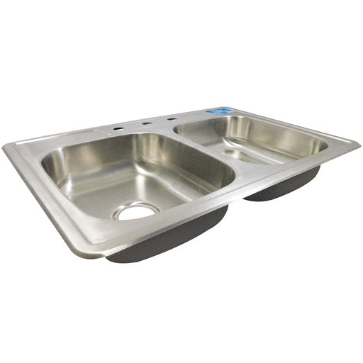 [A367-8456D] FREGADERO DOBLE 40X35 CM ACERO INOXIDABLE GRIVEN