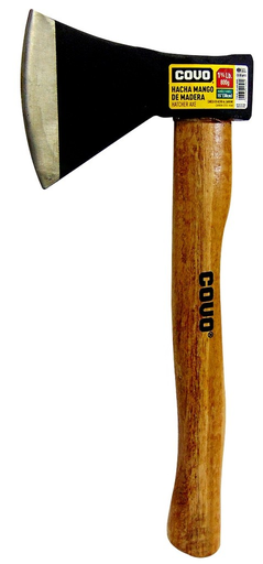 [CV-AXE-800G] HACHA MANGO MADERA 800GR COVO