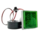 [AD101-22VMS-V] Indicador de voltaje ad101-22vms-v verde ac20-500v cuadrado ANDELI