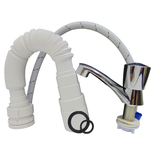 [GV-BS2201-2] KIT PARA LAVAMANOS 1/4"  CON GRIFERIA GRIVEN